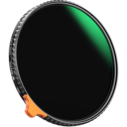 K&F Concept 82mm Nano X-Pro Slim Waterproof Anti Scratch Green Coated HD Variable ND2-400 Filter KF01.1619 - 2